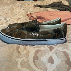 Vans size 10.5 mens.  Only worn once.  Excellent condition